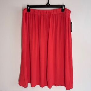 NWT Kim Rogers Coral Midi Skirt